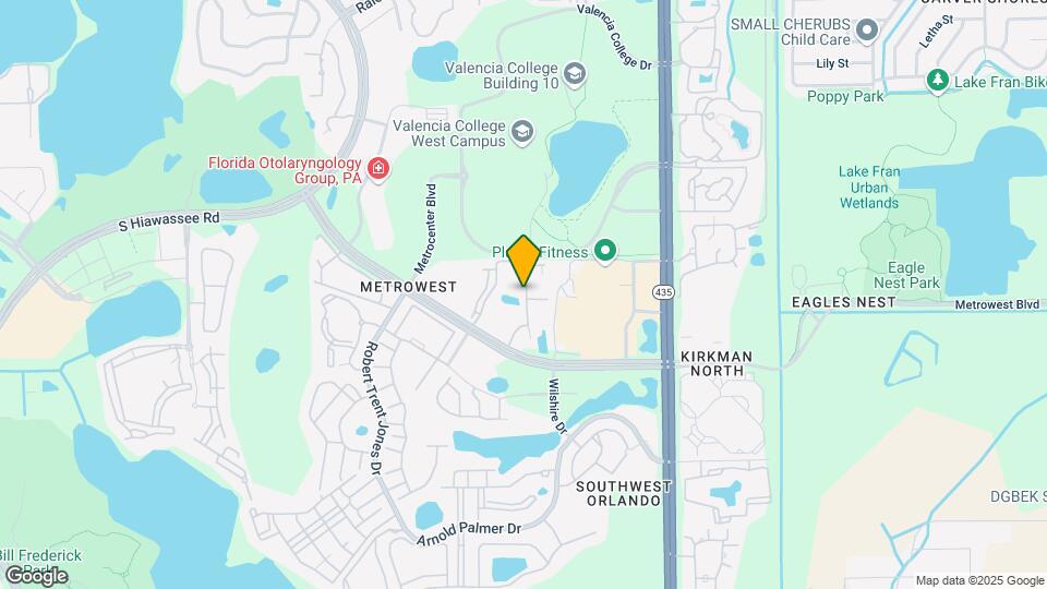 6121 Metrowest Blvd Map and Location Details