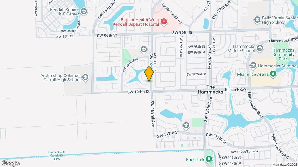 10297 SW 162nd Ct Map and Location Details