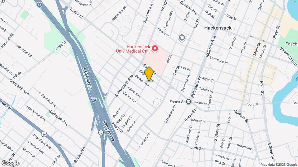 292 Parker Ave, Unit 1st Floor Map and Location Details