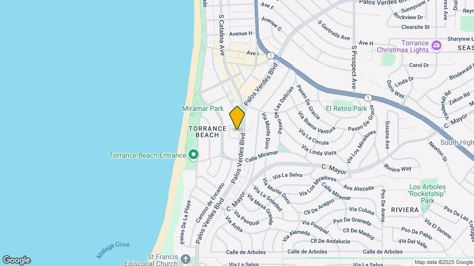 343 Palos Verdes Map and Location Details