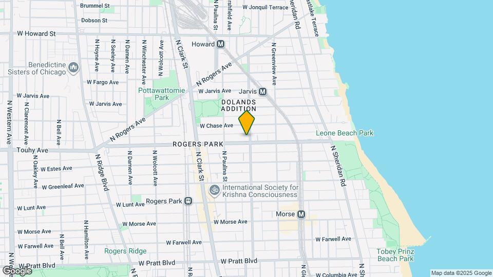 7206 N Ashland Blvd Map and Location Details