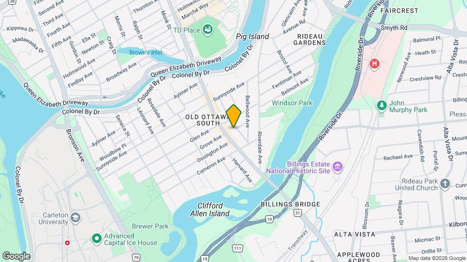 50 Willard St Map and Location Details