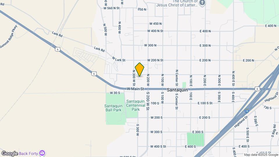 245 W 100 N Map and Location Details
