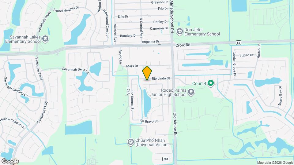 12715 Rio Brazos St Map and Location Details