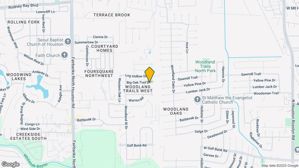 8031 Big Oak Trail Dr Map and Location Details