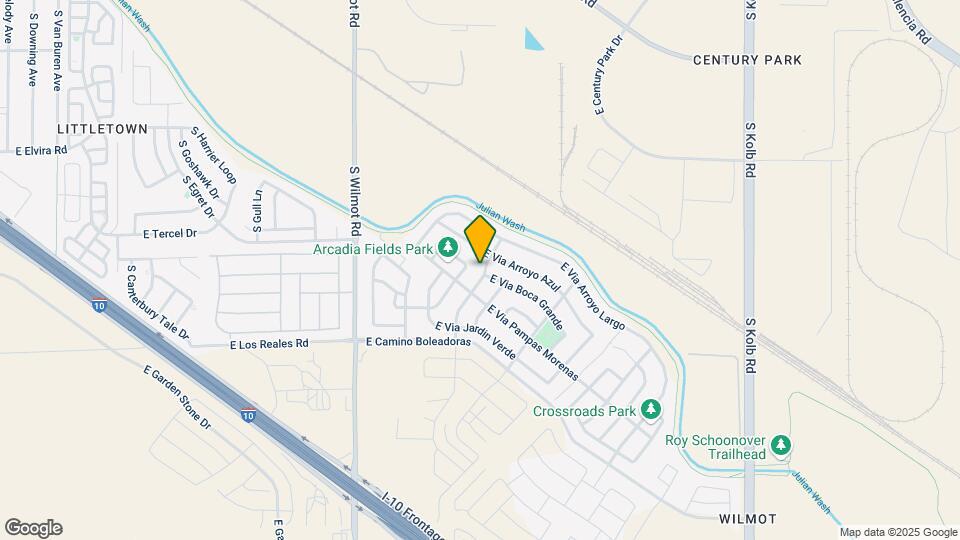 7146 S Paseo Monte de Oro Map and Location Details