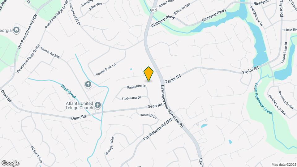 695 Bankshire Dr Map and Location Details