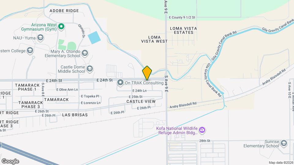 8842 E 24th Pl Map and Location Details