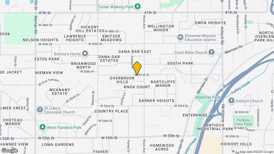 9821 W 51st St Map and Location Details