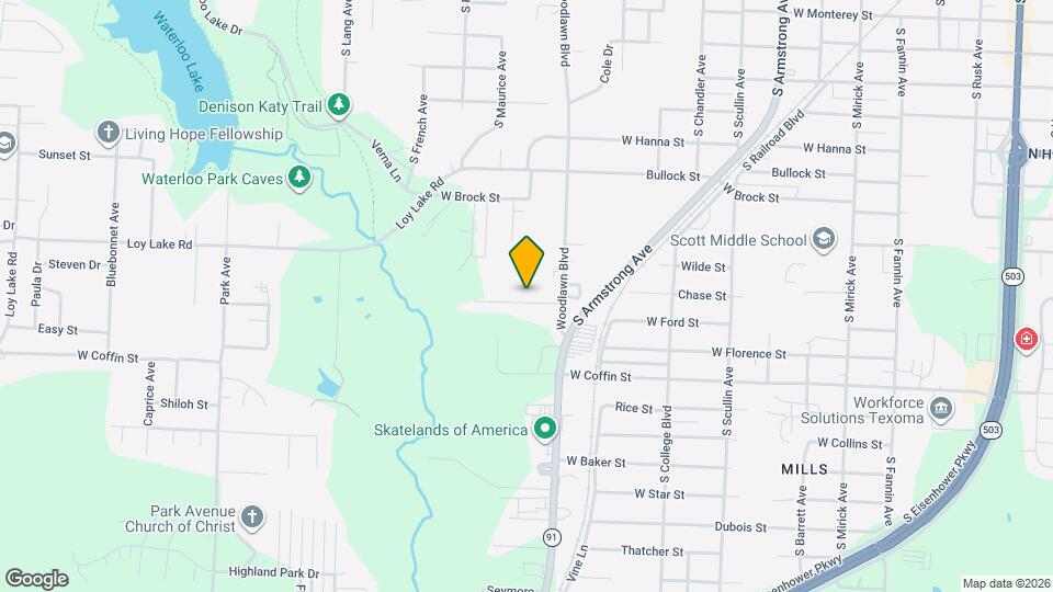 1321 Crestview Dr Map and Location Details