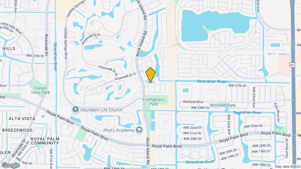 6952 NW 27th Ct Map and Location Details