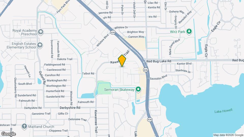 1930 Shoshonee Trail, Unit 07302 Map and Location Details