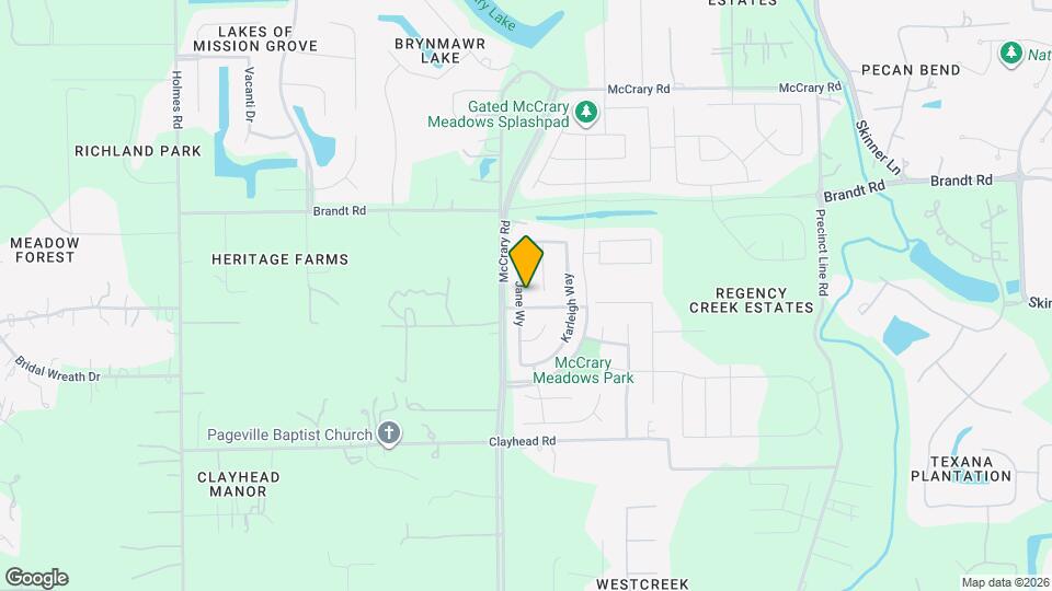 3314 Jane Wy Map and Location Details