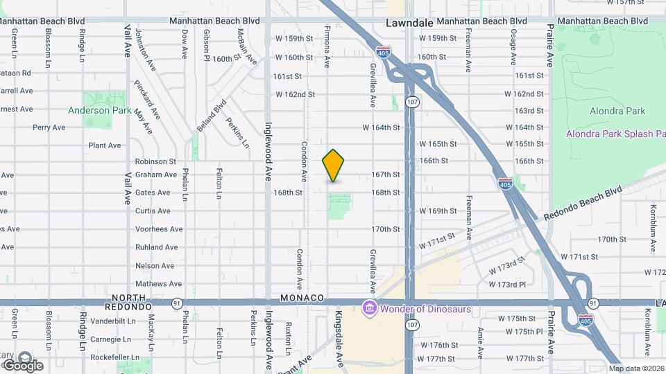 4575 W 168th St Map and Location Details