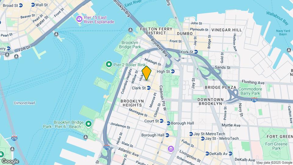 60 Pineapple St Mapa y Detalles de la Ubicación
