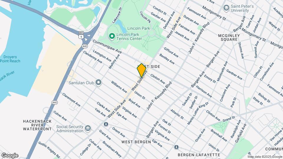 549 W SIDE Ave Map and Location Details