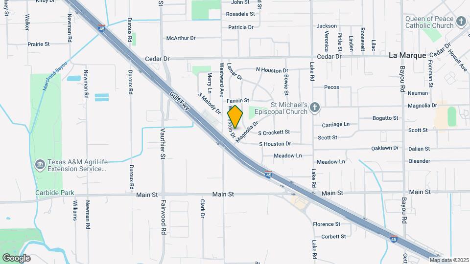 1801 W Houston Dr Map and Location Details