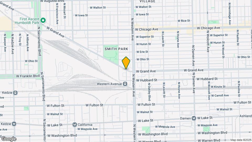 2439 W Grand Ave Map and Location Details