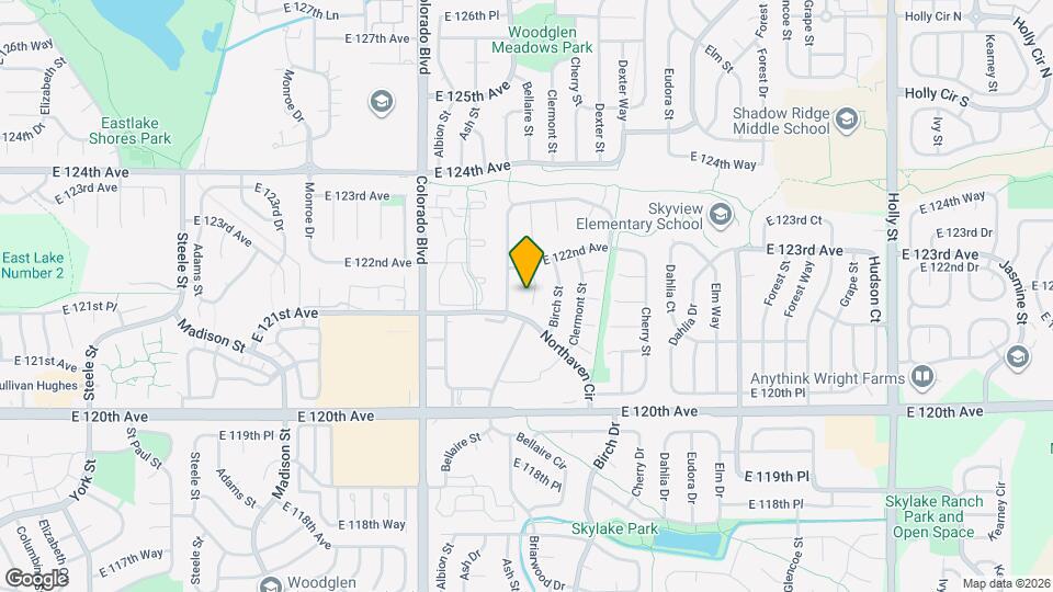 12151 Bellaire Pl Map and Location Details