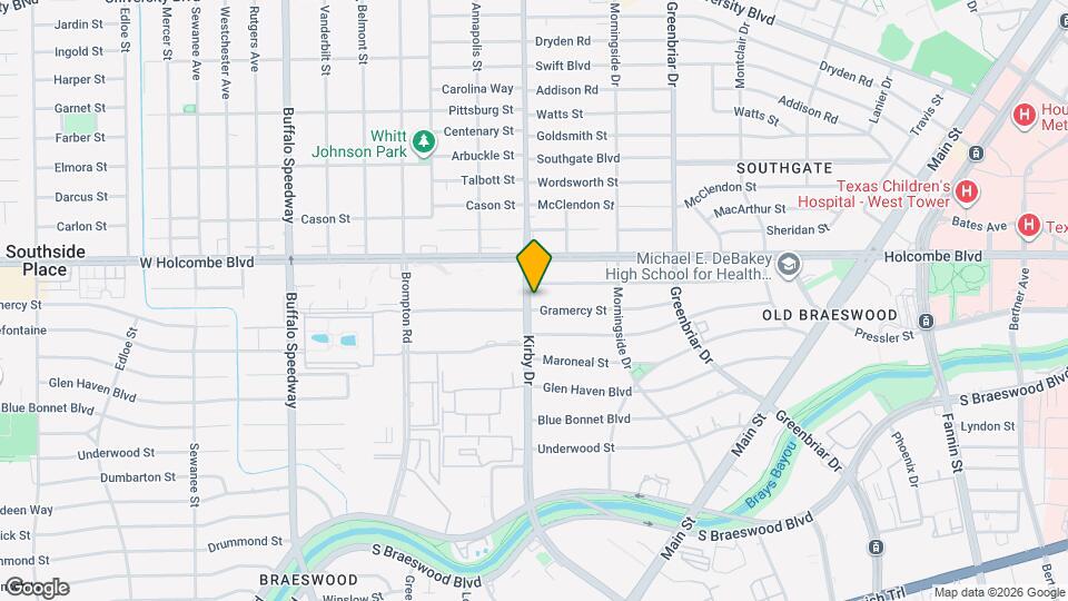 2526 Gramercy St Map and Location Details