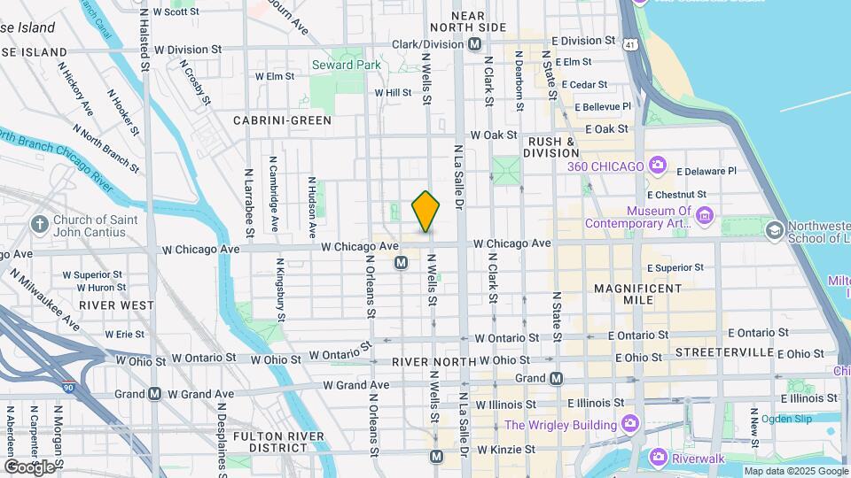 808 N Wells St, Unit 1-1301 Mapa y Detalles de la Ubicación