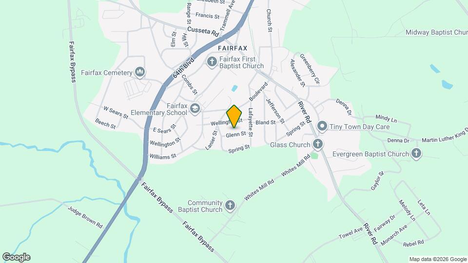 104 Glenn St Map and Location Details