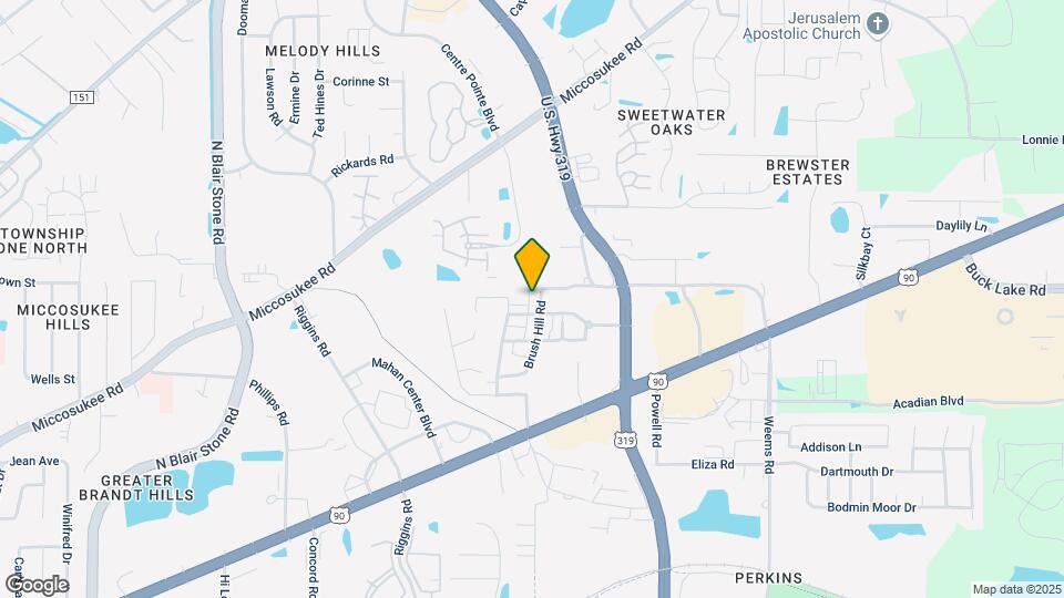 1738 Brush Hill Rd Mapa y Detalles de la Ubicación