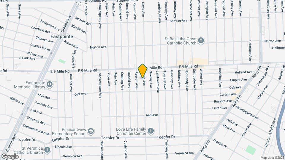 22485 David Ave Map and Location Details