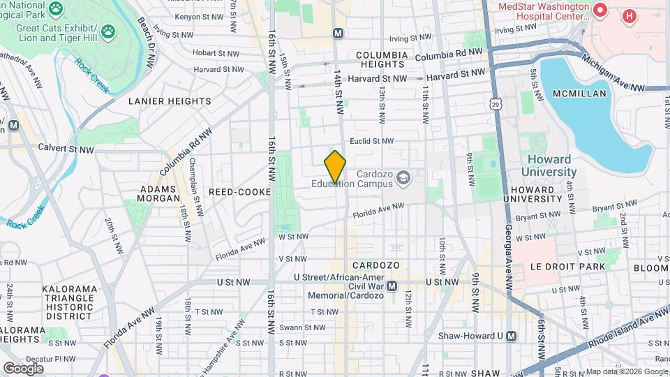 1420 Chapin St NW Map and Location Details