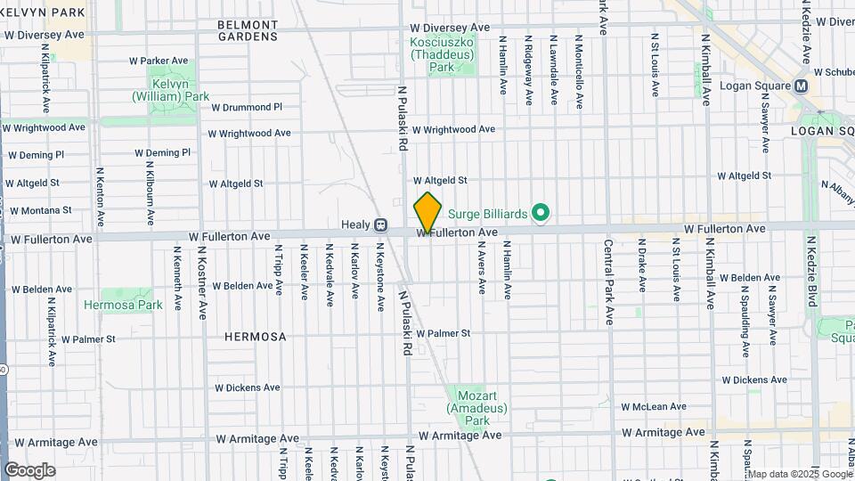 3935 W Fullerton Ave Mapa y Detalles de la Ubicación