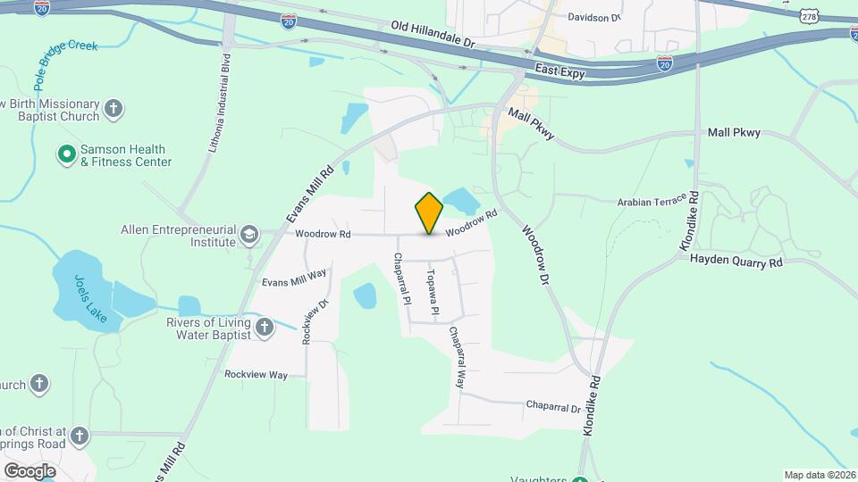 6571 Woodrow Rd Map and Location Details