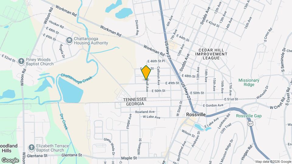 1419 E 49th St Map and Location Details