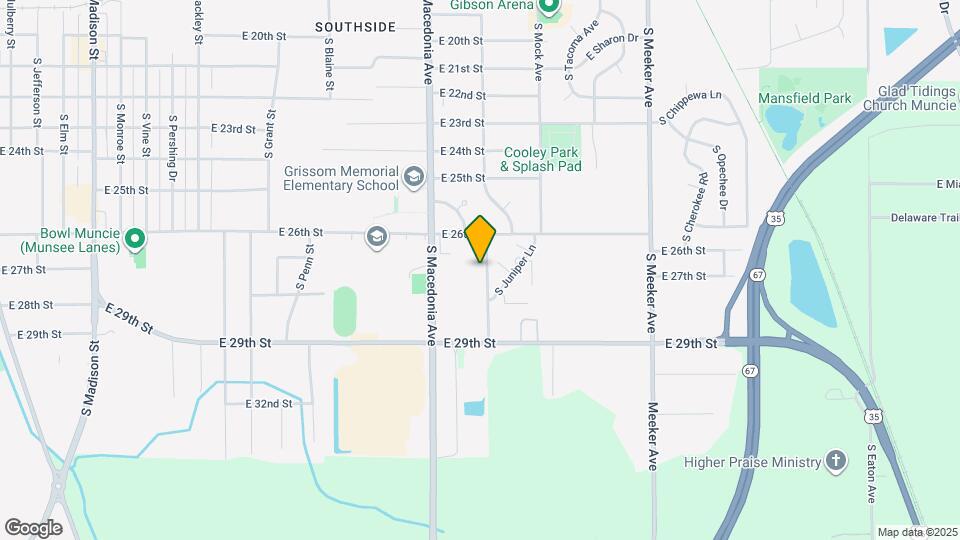 3425 S Dayton Ave Map and Location Details