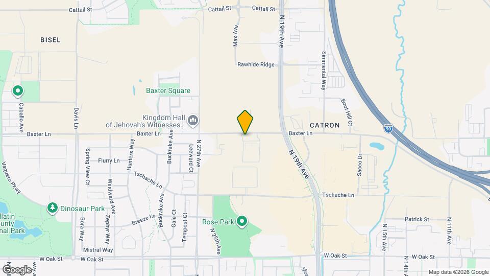 2242 Baxter Ln Map and Location Details