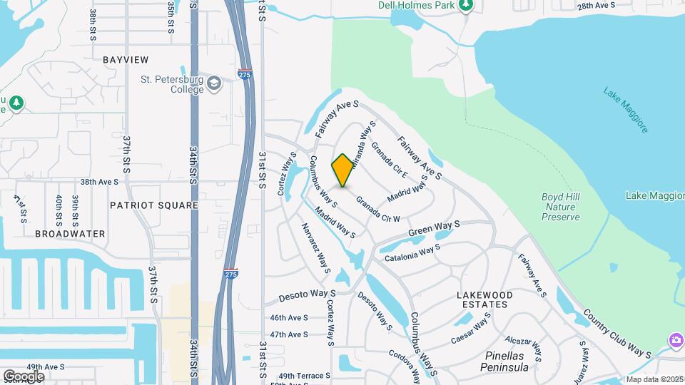 2580 Granada Cir W Map and Location Details