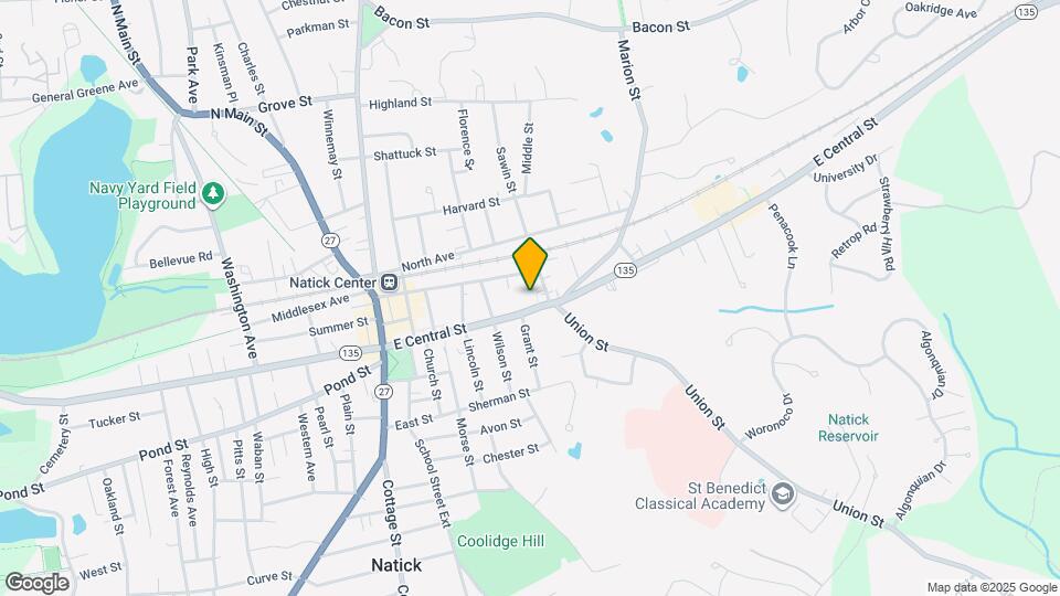 62 E Central St Map and Location Details