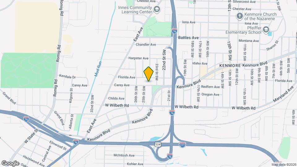 1159 Carey Ave Map and Location Details