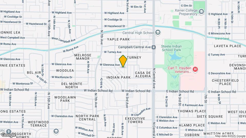 4219 N Indian Ln Map and Location Details