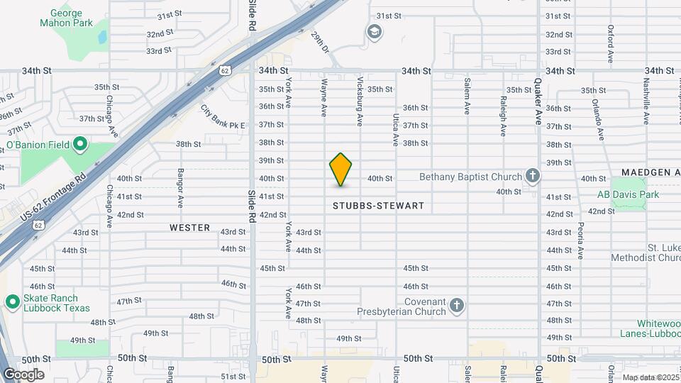 4912 41st St Map and Location Details