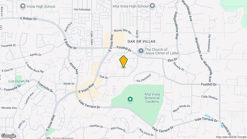 1144 Shadow Mountain Terrace Map and Location Details