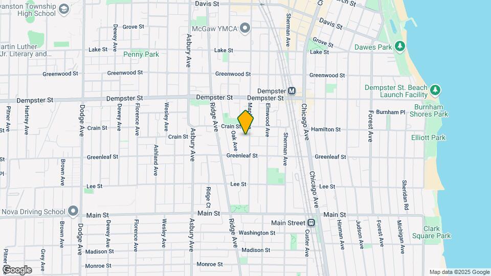 1128 Maple Ave, Unit b1 Mapa y Detalles de la Ubicación