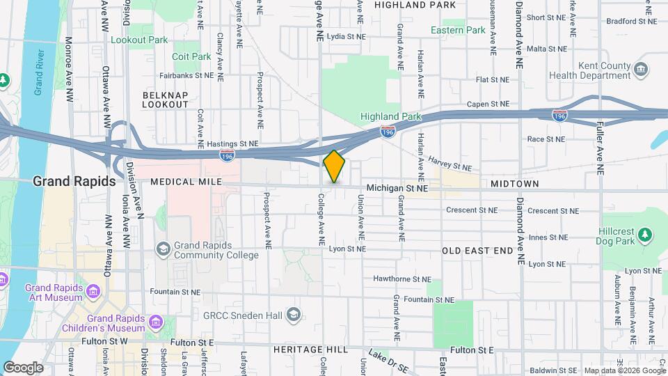 522 Michigan St NE Map and Location Details
