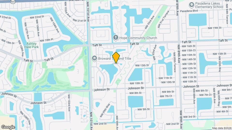 1464 NW 97th Terrace Map and Location Details