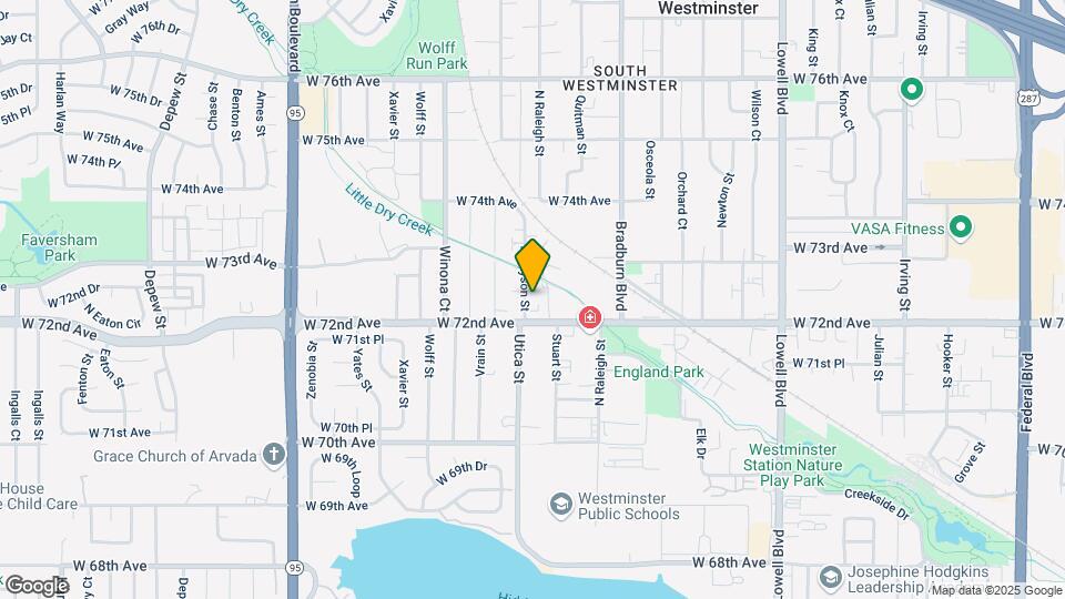 7240 Tennyson St Map and Location Details