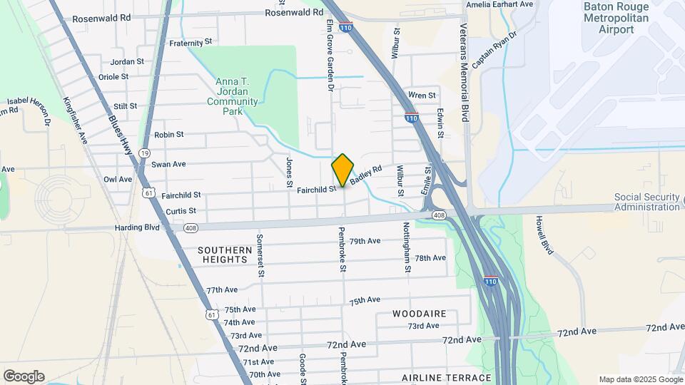 2358 Fairchild St Map and Location Details