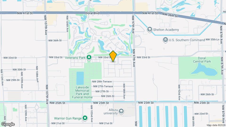 9921 NW 31st St Map and Location Details