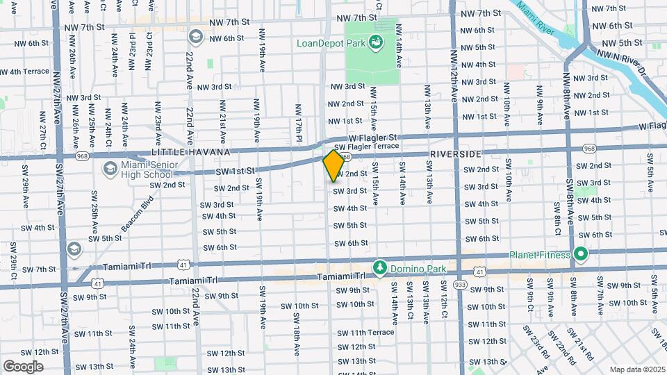 1661 SW 3rd St Map and Location Details