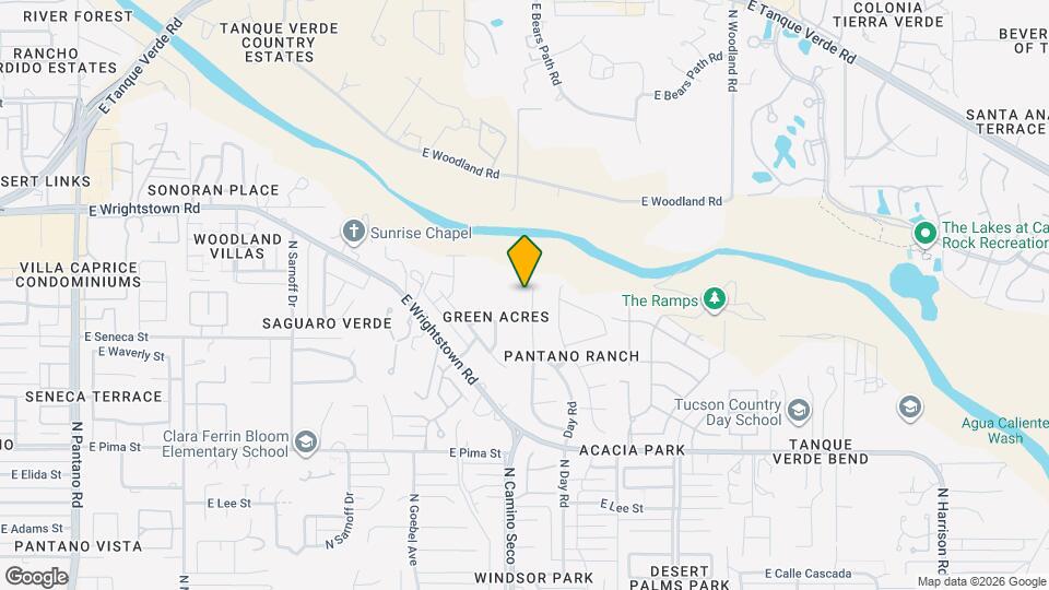 2165 N Camino Agrios Map and Location Details