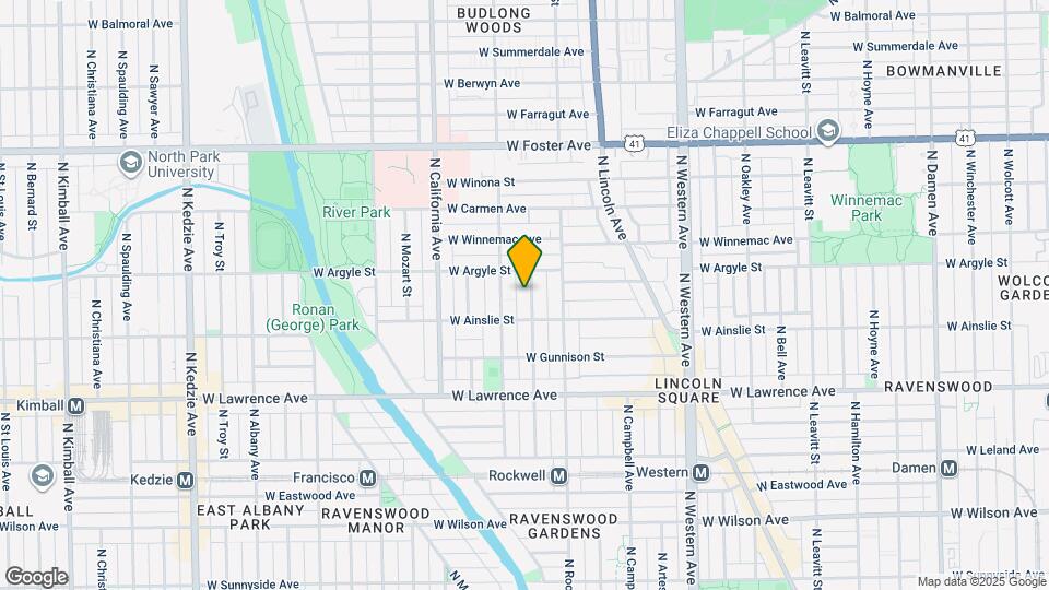 4924 N Talman Ave, Unit 2 Mapa y Detalles de la Ubicación