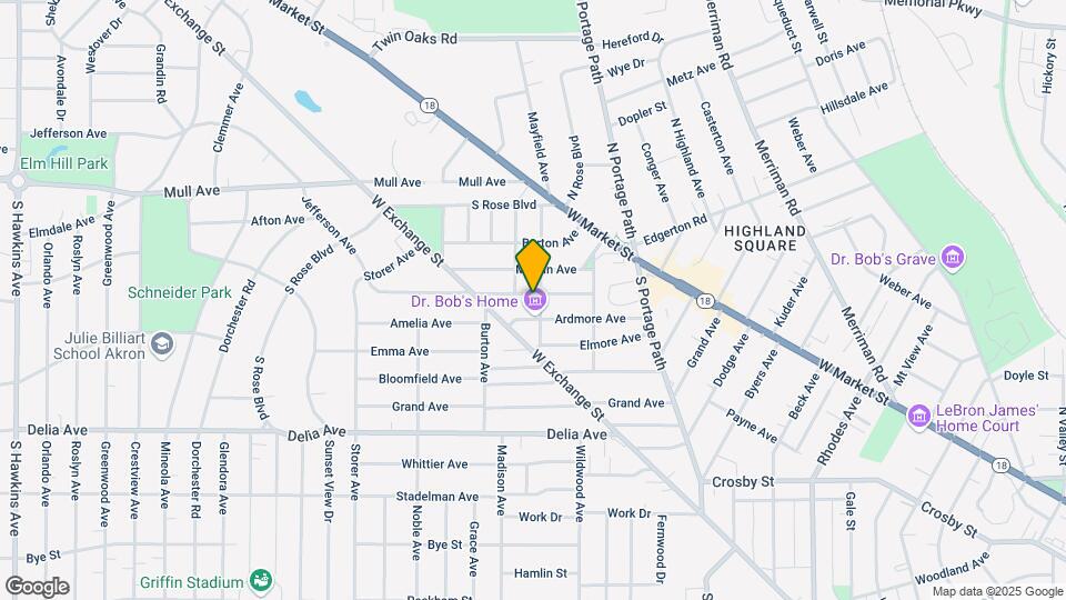 988 Jefferson Ave Map and Location Details